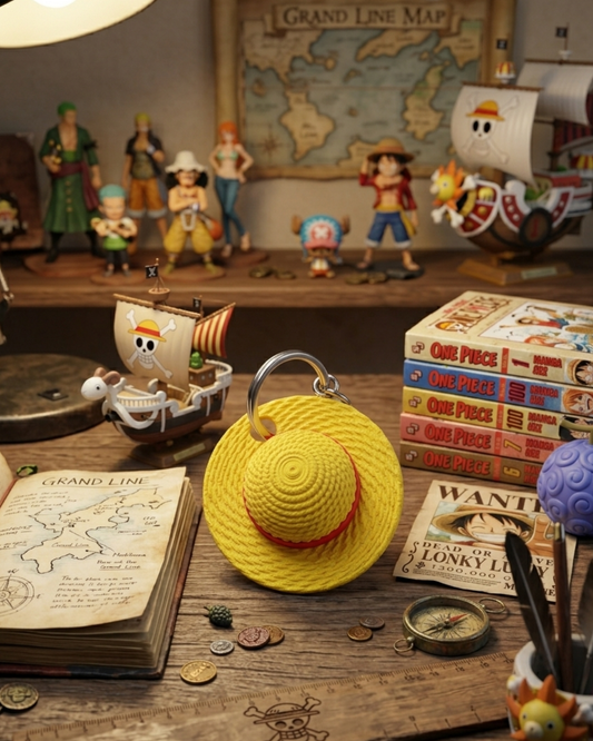 Portachiavi Luffy One Piece - Cappello di Paglia