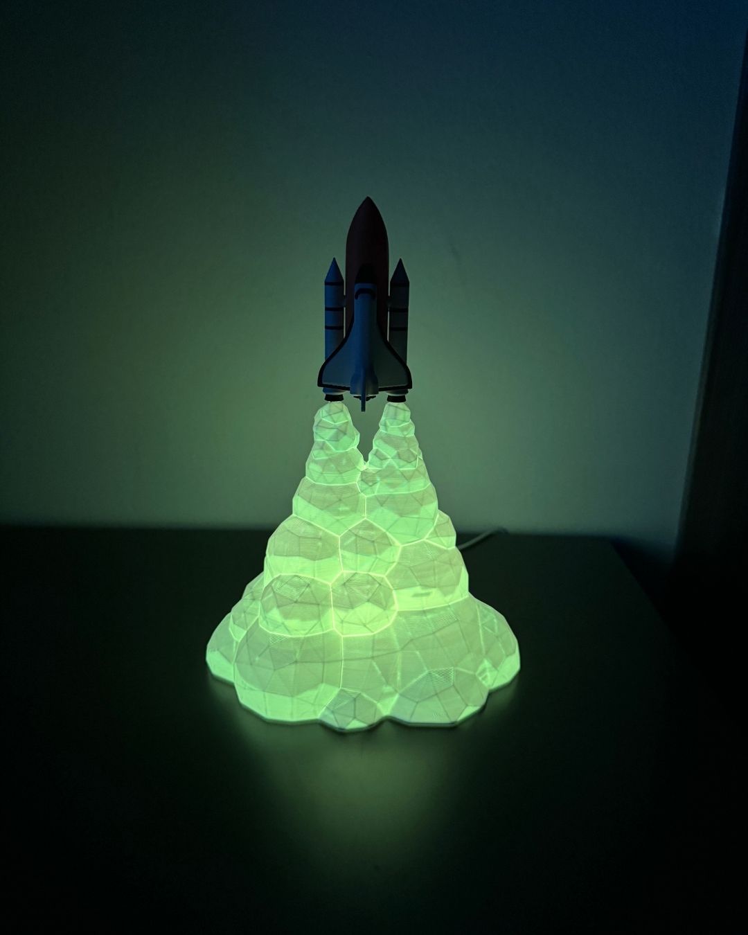 Lightbox Space Shuttle RGB Multicolore con Telecomando