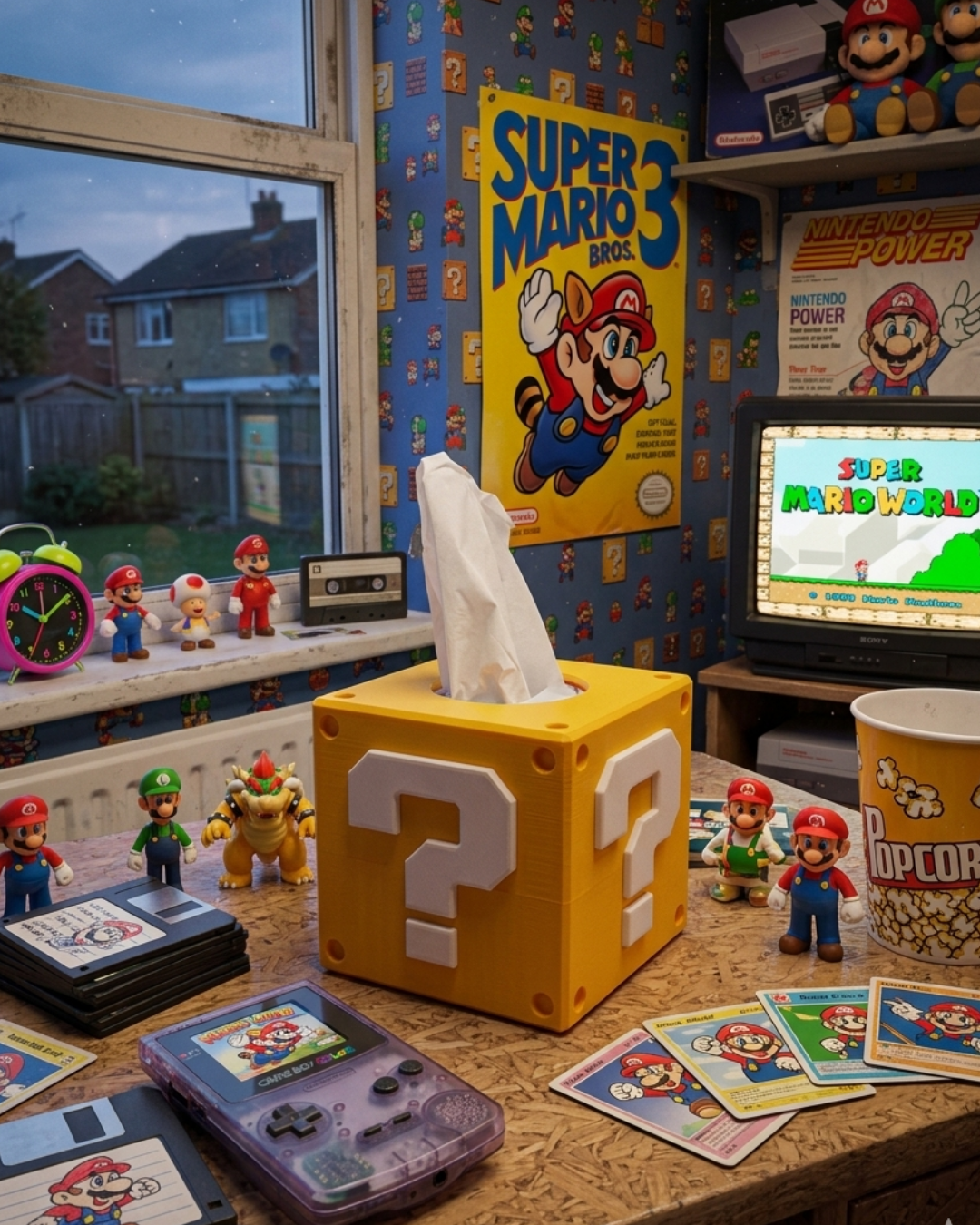 Porta fazzoletti QUESTION BLOCK Super Mario Bros.