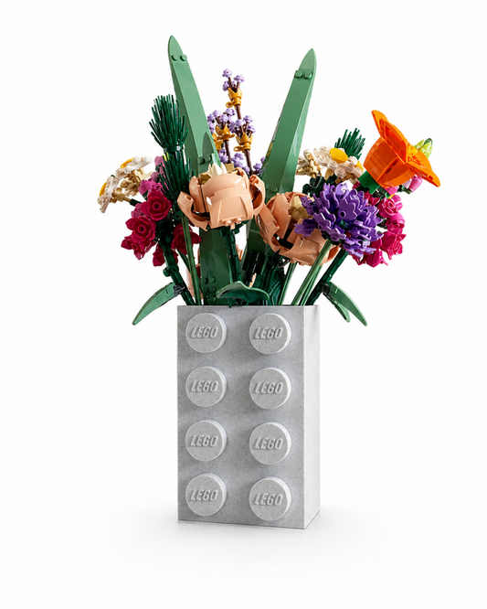 Vaso Brick Design - Porta fiori LEGO
