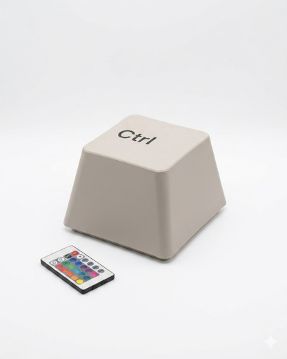 Pulsante CTRL Gigante RGB Lightbox con Telecomando