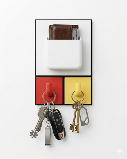 TidyDock – Organizer da Parete per Chiavi e Portafoglio