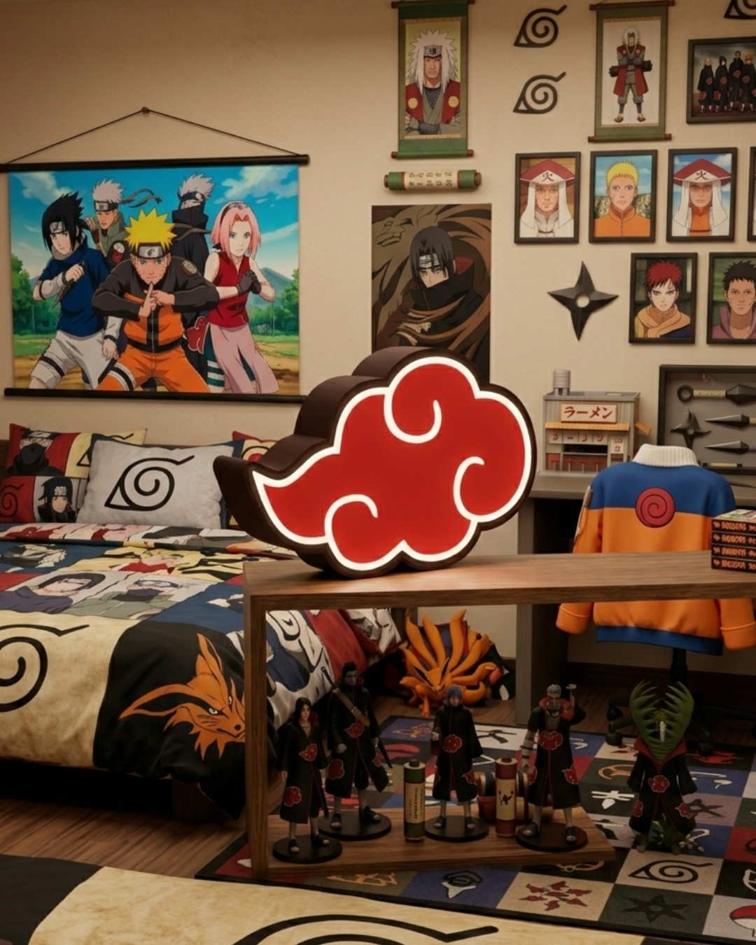 Lightbox Akatsuki Nuvola Rossa di Naruto
