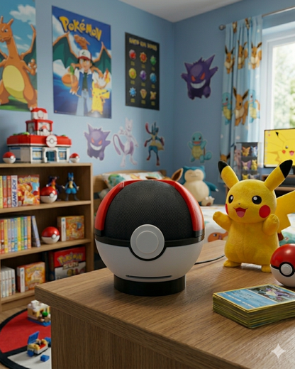 Supporto Alexa Pokéball - Cover per Echo Dot in Stampa 3D