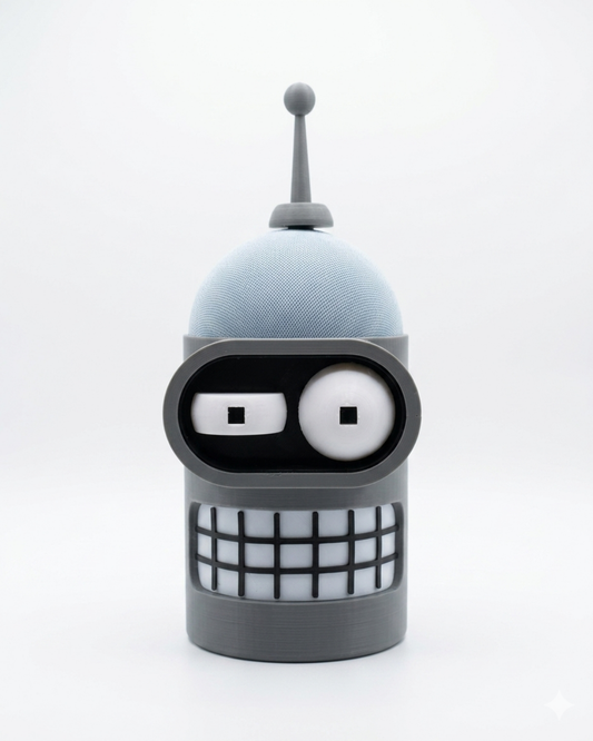 Supporto Alexa Bender - Il Robot di Futurama per Echo Dot