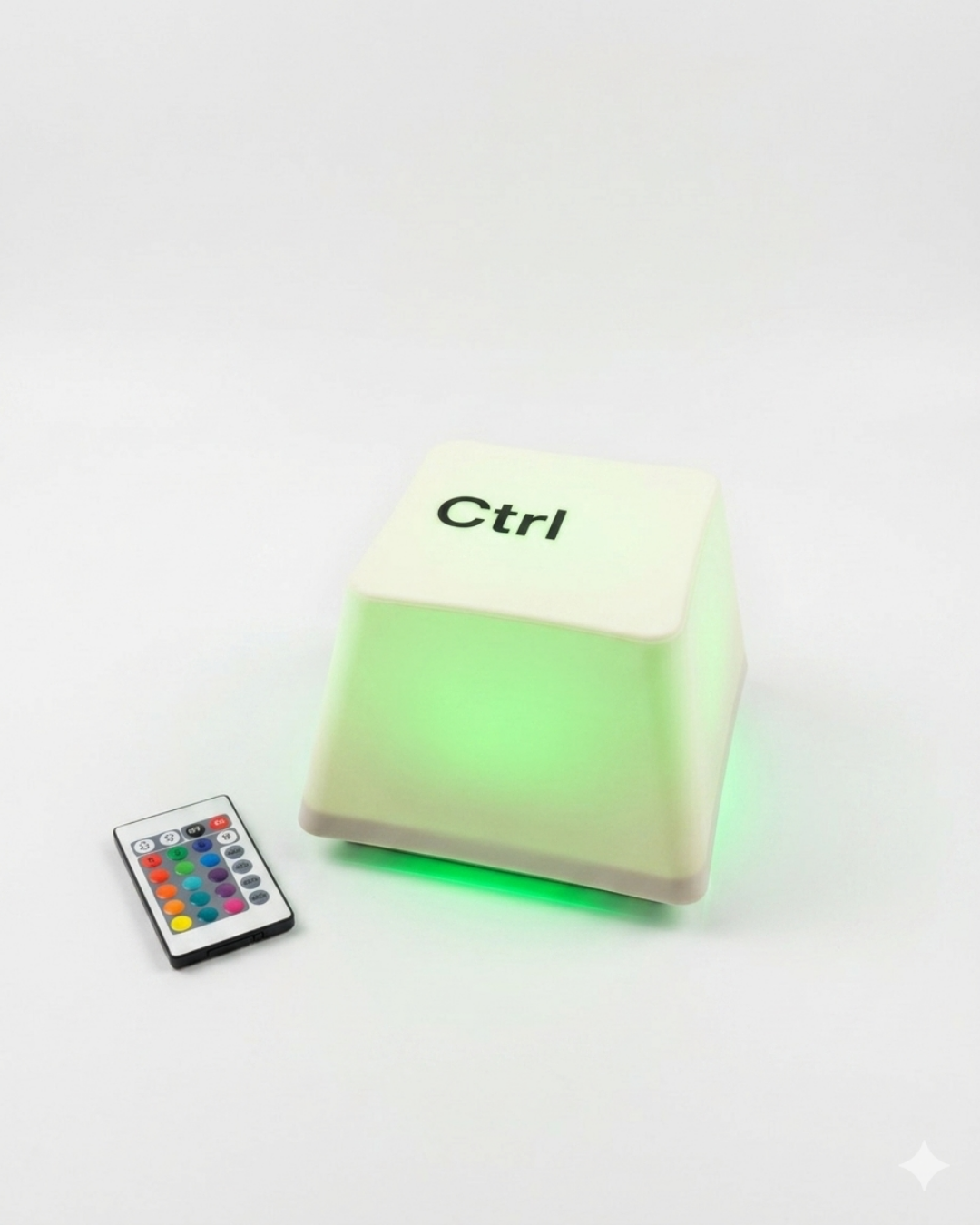 Pulsante CTRL Gigante RGB Lightbox con Telecomando