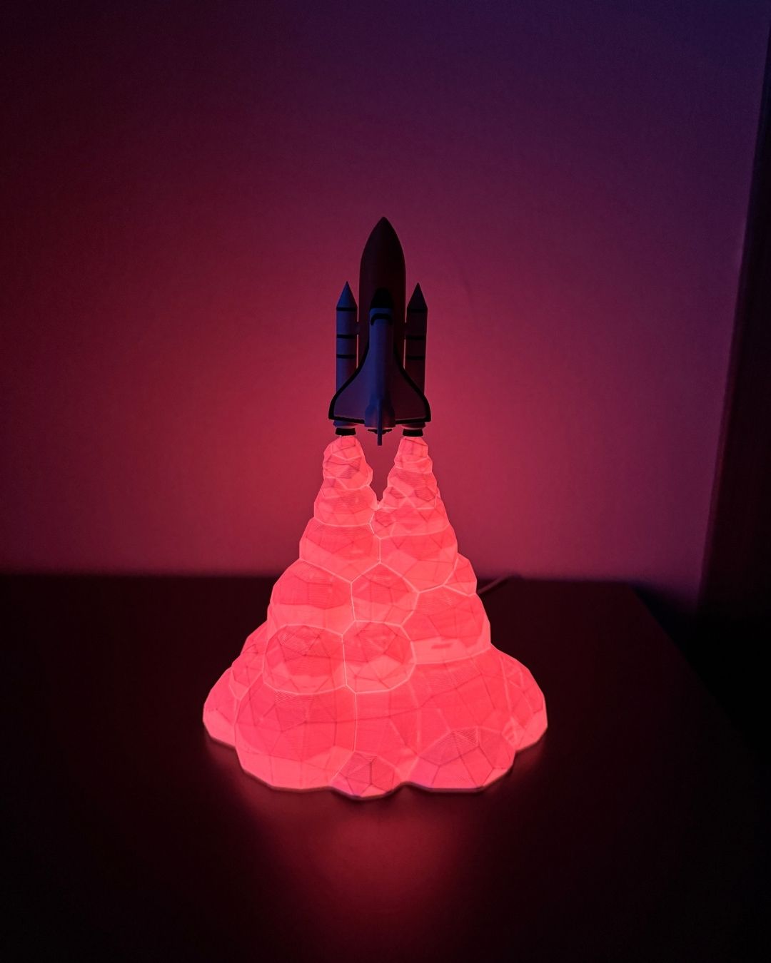Lightbox Space Shuttle RGB Multicolore con Telecomando
