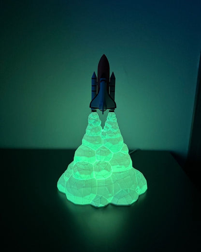 Lightbox Space Shuttle RGB Multicolore con Telecomando