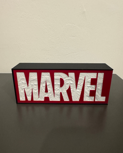 Lampada LED Lightbox Marvel