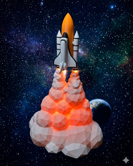 Lightbox Space Shuttle RGB Multicolore con Telecomando