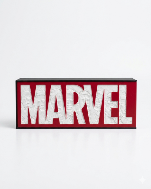 Lampada LED Lightbox Marvel