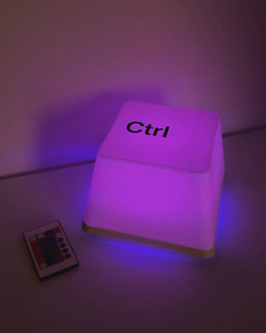 Pulsante CTRL Gigante RGB Lightbox con Telecomando